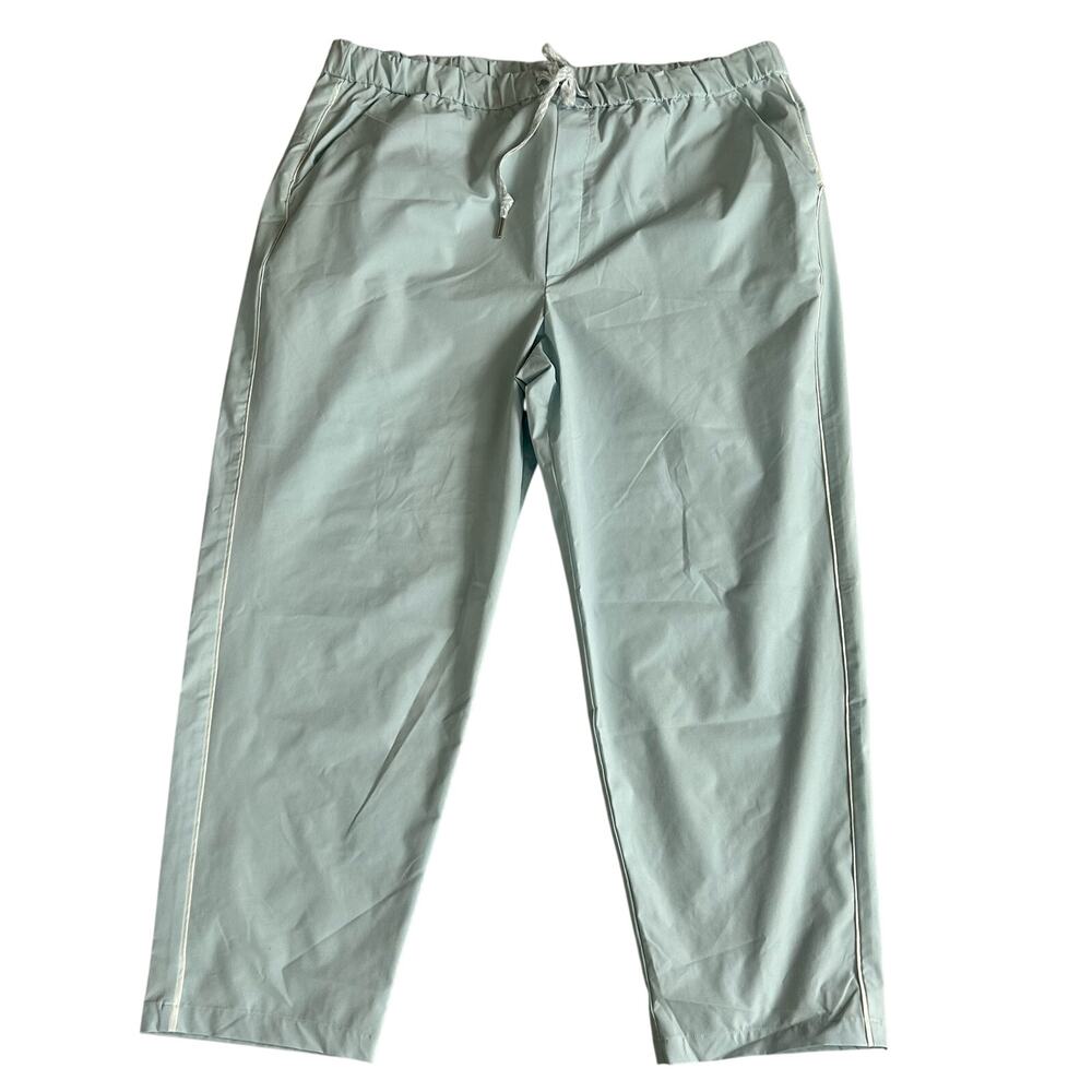 Maeve Anthropologie Drawstring Cropped Pants XL Ankle pastel wind pants summer